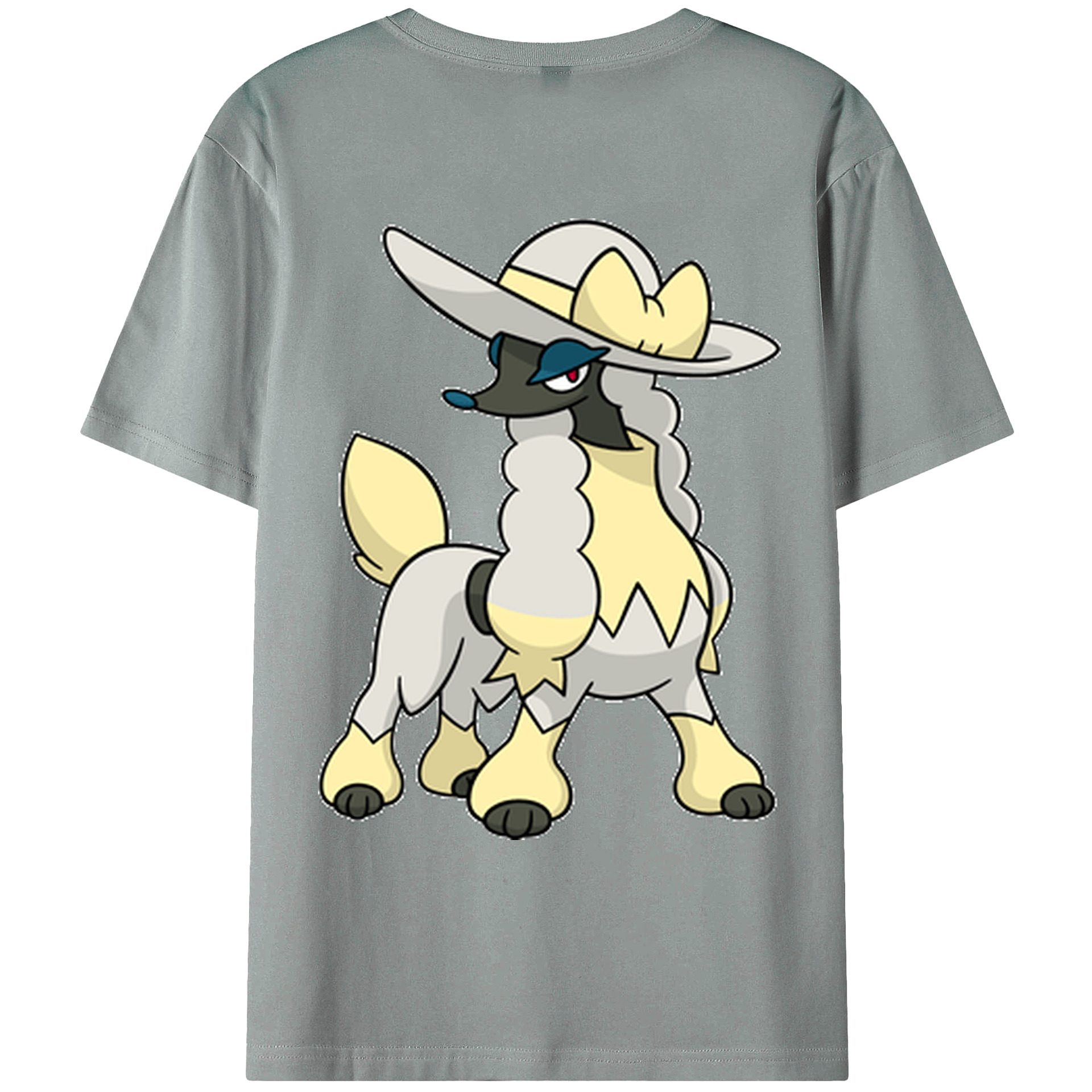 （画像用） ポケットモンスター Pokémon 綿100％ メンズ半袖Tシャツ（バックプリント） 通気性